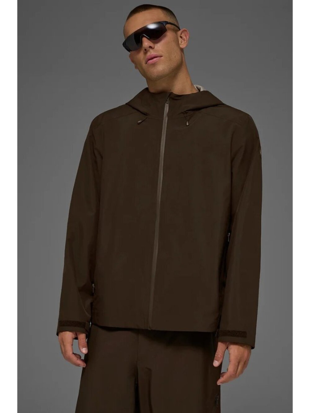 ALO Alpha Shell Jacket Espresso Size Small NWT
